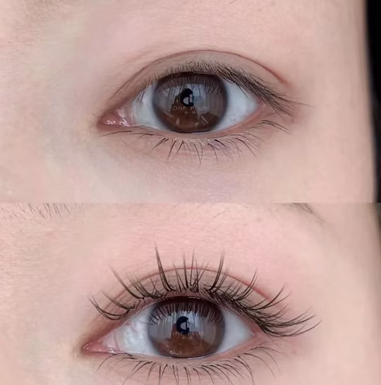 Point lash set K-beauty style